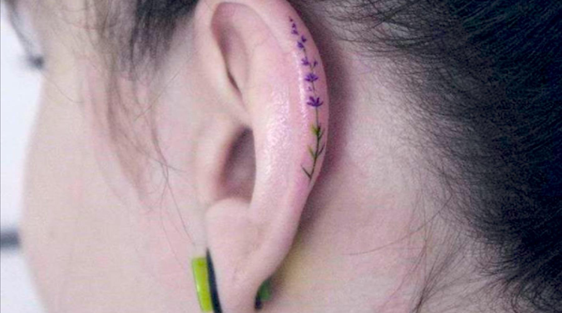 20 Cute Behind the Ear Tattoos for Women in 2023  The Trend Spotter