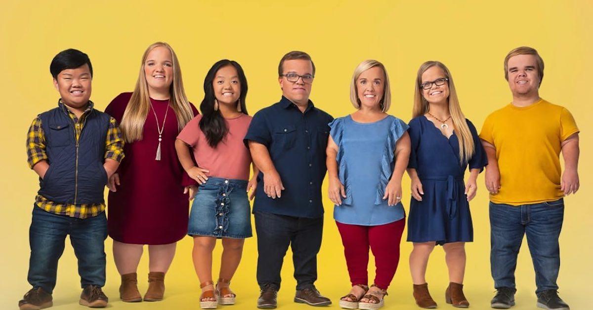 7 Little Johnstons smiling in group photo