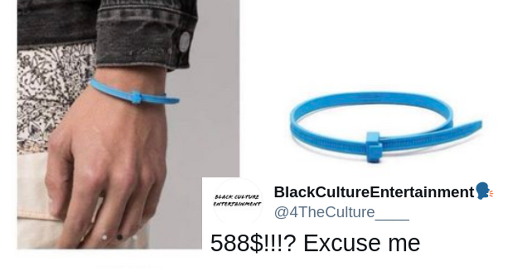 Twitter's Freaking Out Over This 588 Zip Tie "Bracelet"