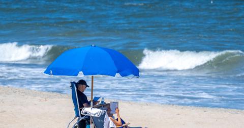 Joe and Jill Biden at the beach