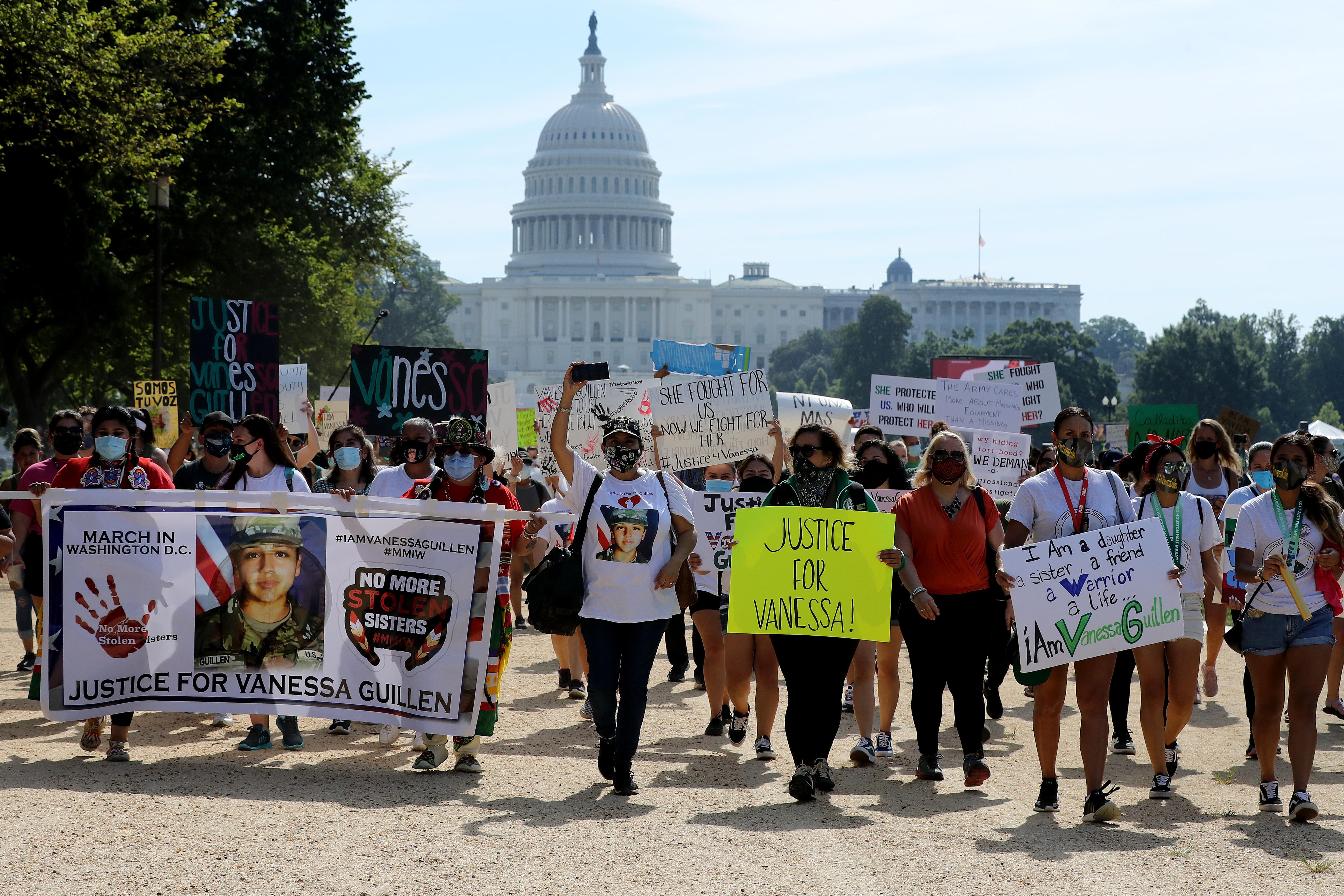 March for Vanessa Guillen in Washington D.C.