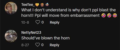 Comments on viral video of an entitled Karen who decided to hold an open parking space with her baby stroller.