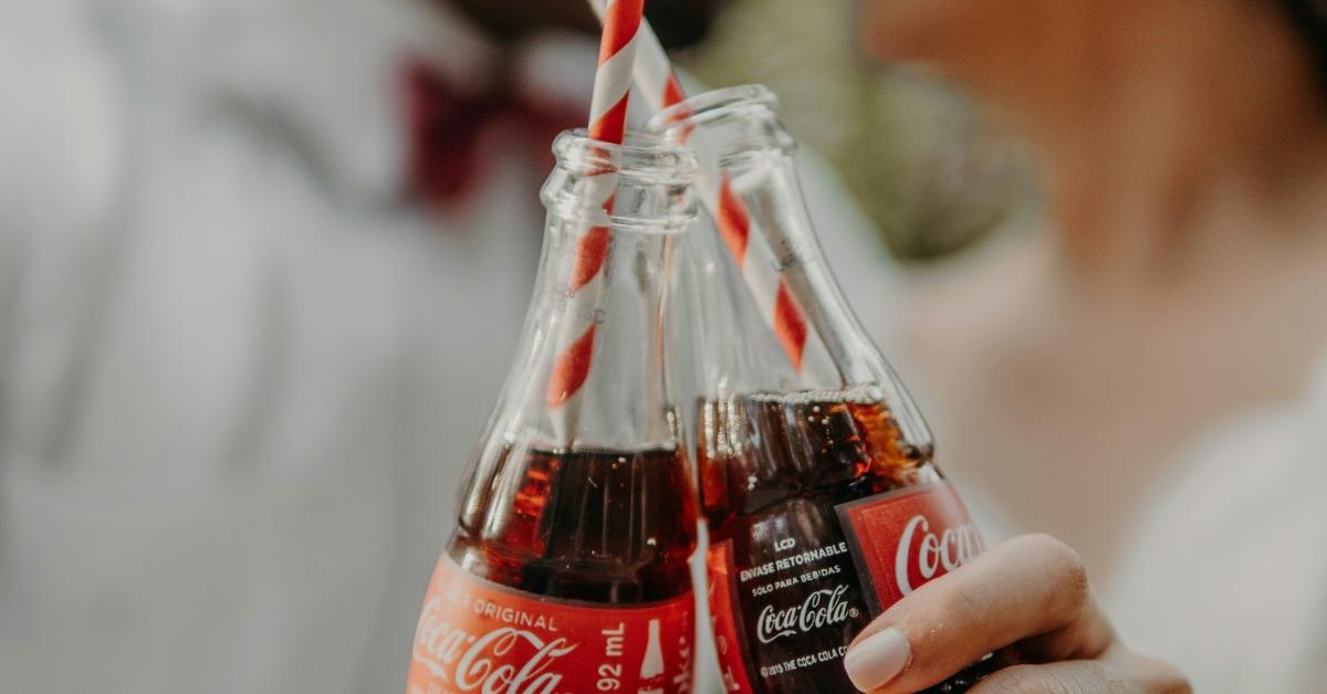 Paper Straws in coke bottles