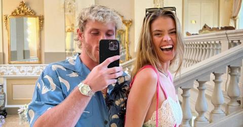 Nina Agdal and fiancé Logan Paul