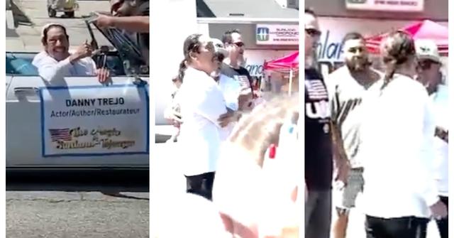 Danny Trejo water balloon fourth of july fight