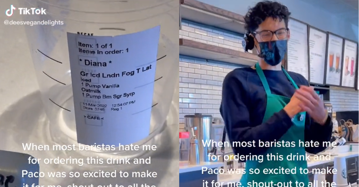 TikToker agradece a Barista por hacer la bebida de Starbucks que odian los empleados