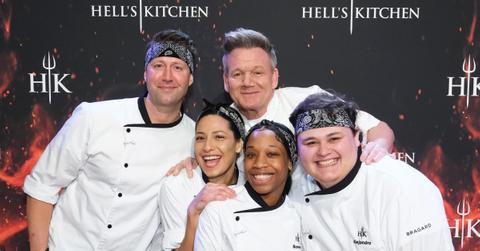 Gordon Ramsay with the 'Hell's Kitchen' Season 21 final four
