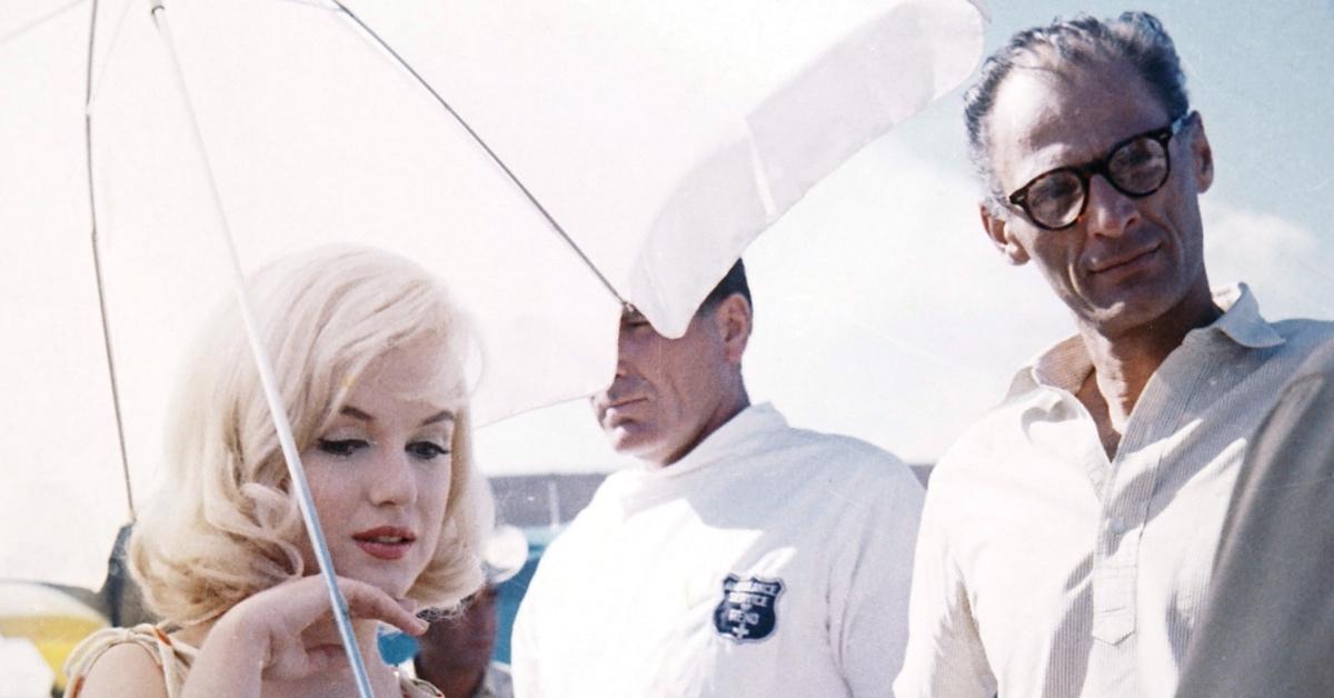 Marilyn Monroe and then-husband Arthur Miller on the set of 'The Misfits.'