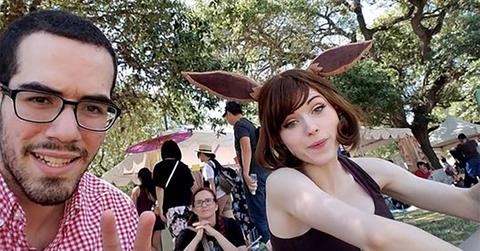 (l-r) Marz and Amouranth