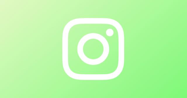 Instagram logo.