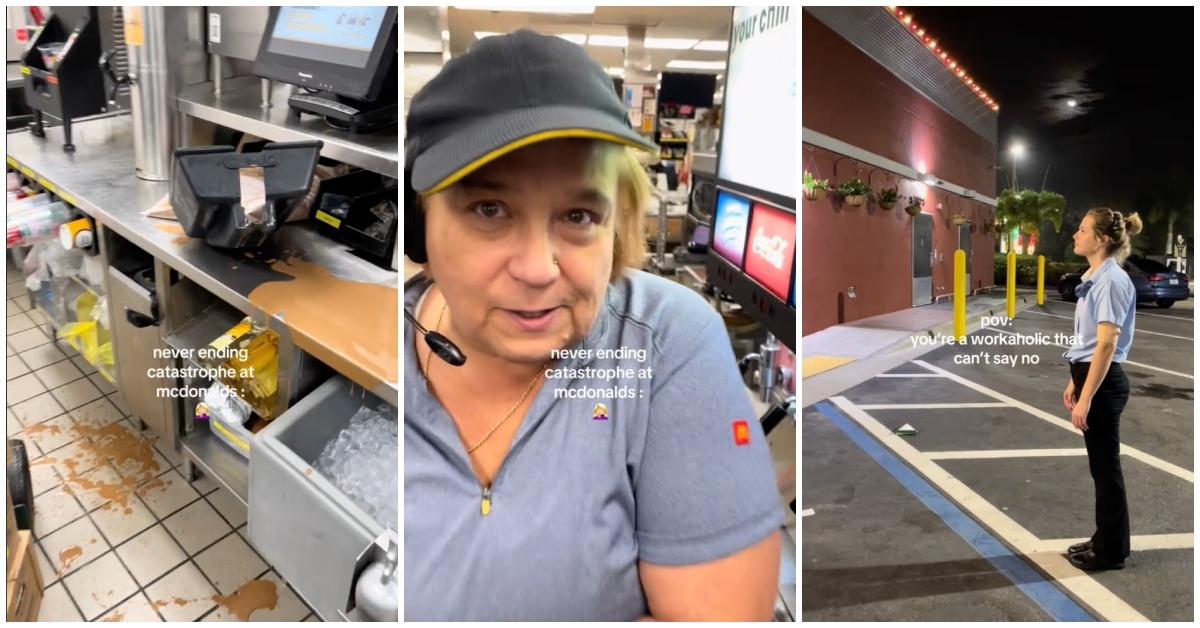 Viral post about a woman who wanted to quit her McDonald's job during the rush,