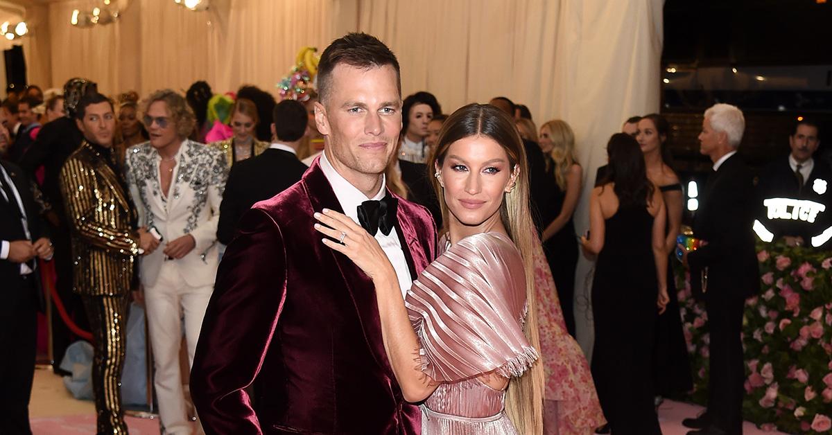 Tom Brady and Gisele Bündchen at the Met Gala in 2021. 