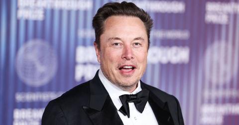 Elon Musk in a tuxedo in 2025.