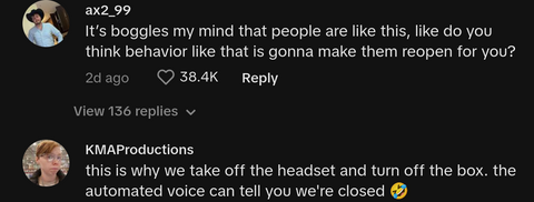 drive thru karen blaring horn