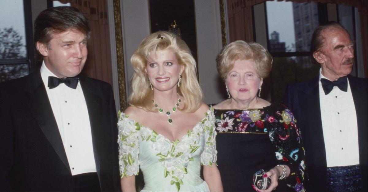 Donald, Ivana, Mary, and Fred Trump in New York City.