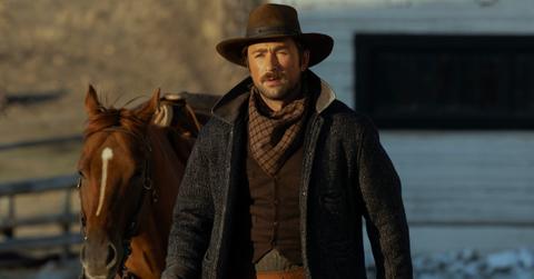 Spencer Dutton with his horse in '1923'