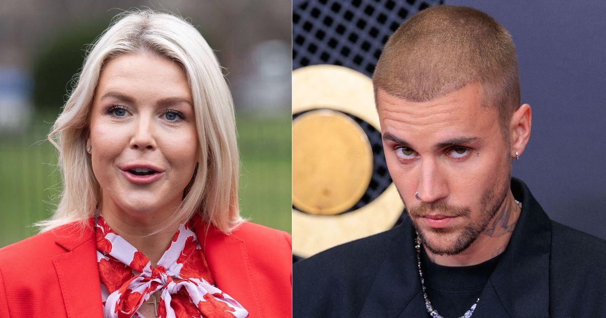 Karoline Leavitt and Justin Bieber