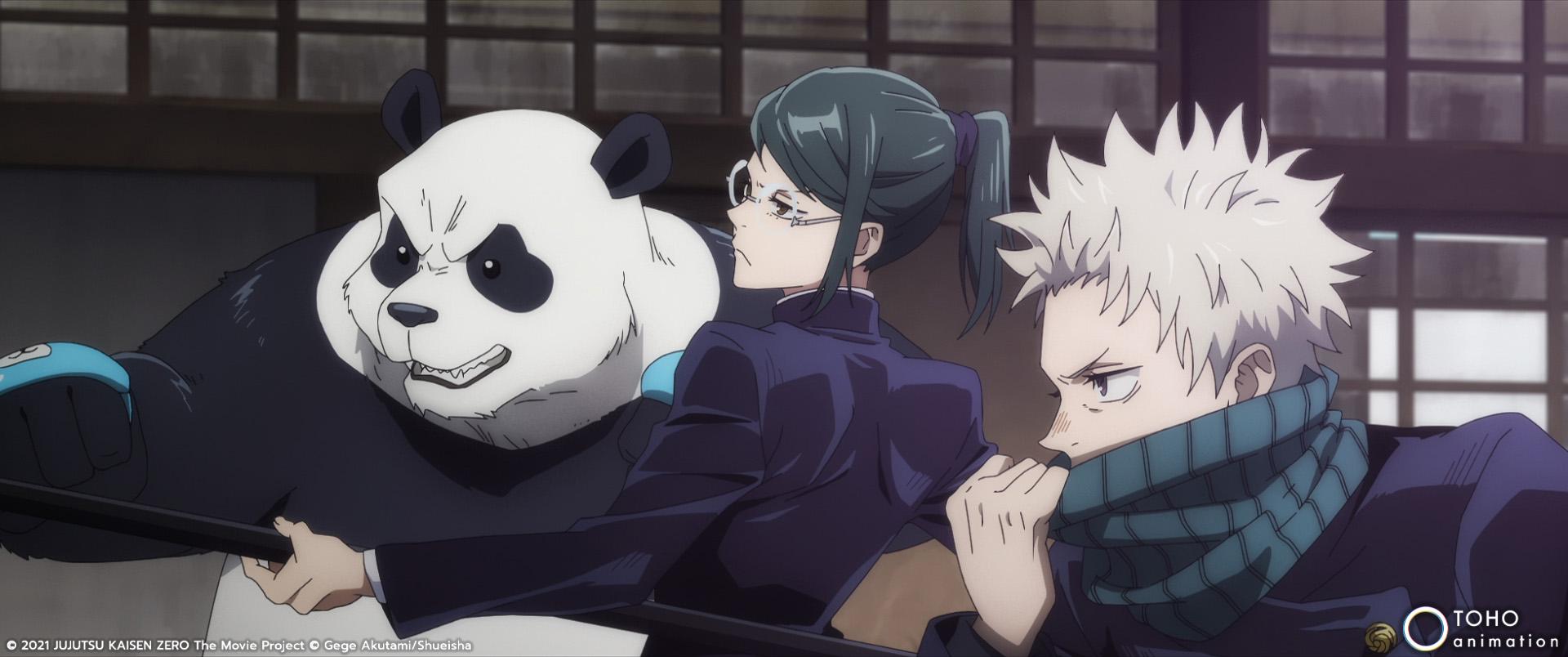 Panda, Maki Zenin, and Toge Inumaki