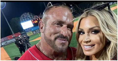 (l-r): Frank Catania and Brittany Mattesich smiling