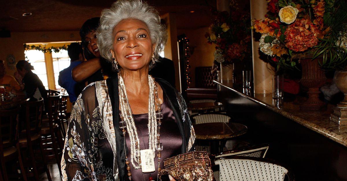 Nichelle Nichols at a 'Star Trek' event