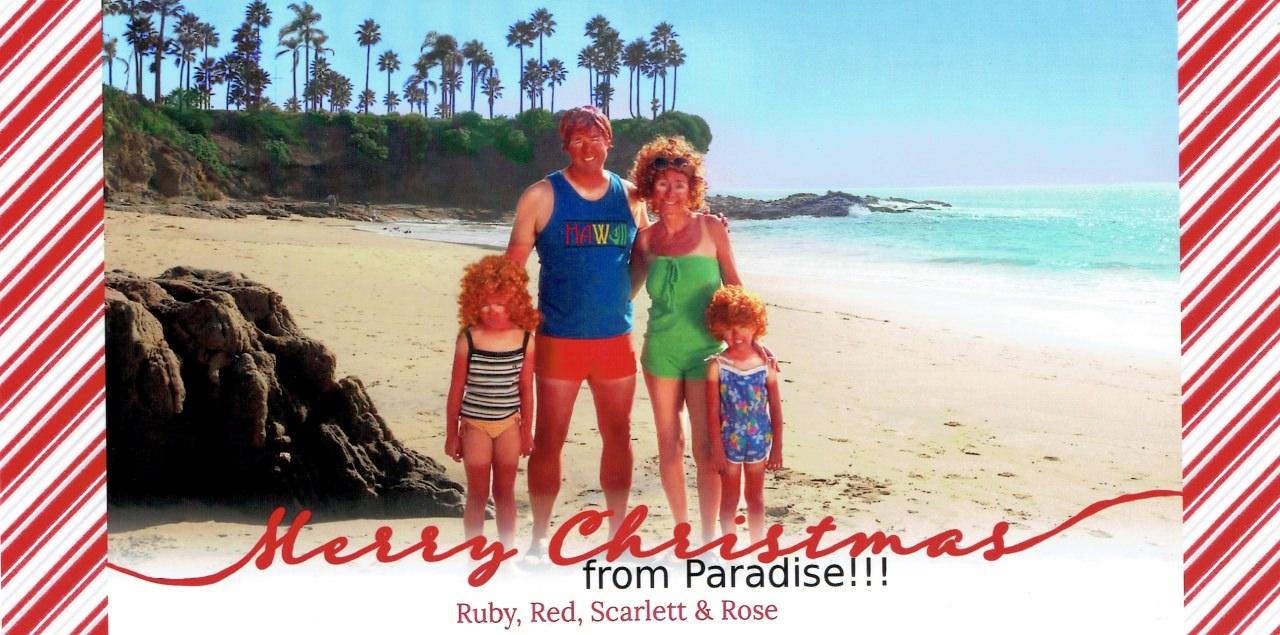 real family christmas cards