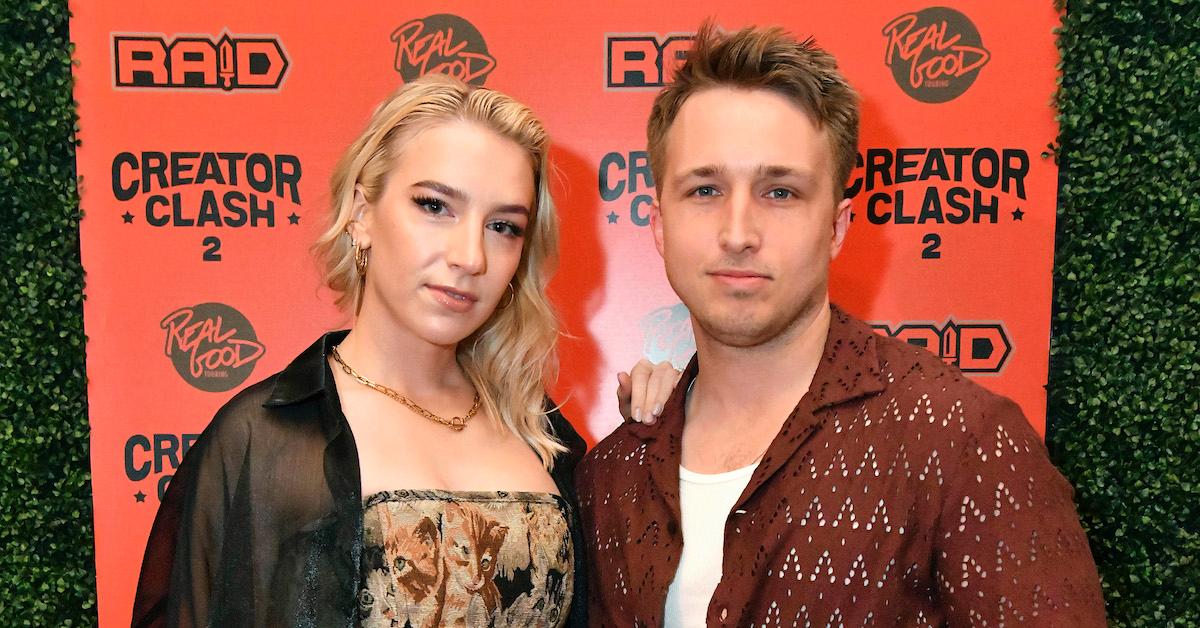 Courtney Miller and Shayne Topp attend the Creator Clash 2 Boxing Charity Gala at Floridan Palace Hotel on April 16, 2023 