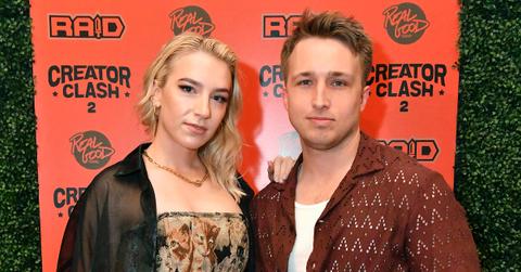 Courtney Miller and Shayne Topp attend the Creator Clash 2 Boxing Charity Gala at Floridan Palace Hotel on April 16, 2023