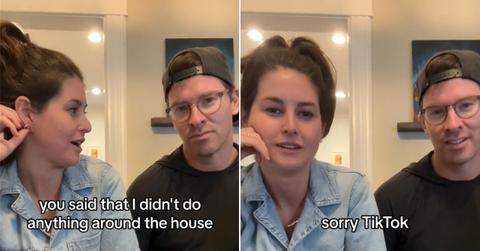 A husband said his wife does nothing around the house and learns a lesson.