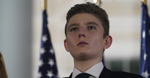 Barron Trump at the RNC in 2024.