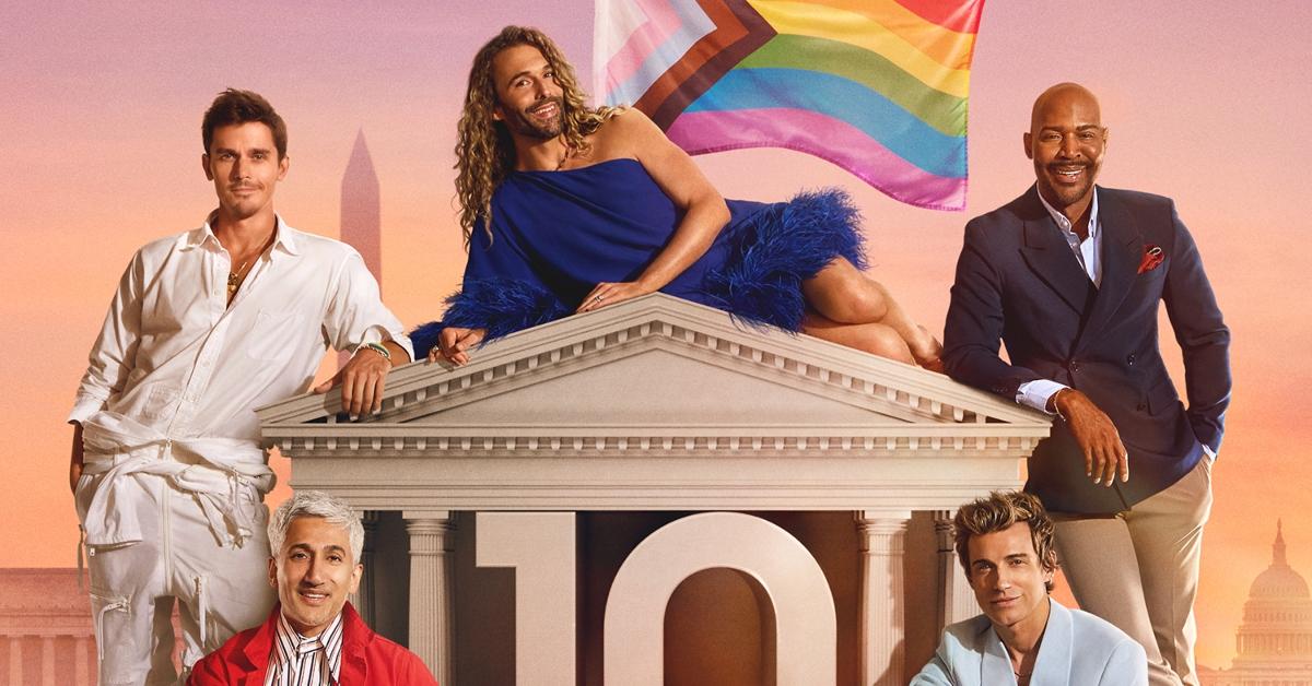 The 'Queer Eye' Season 10 cast posing for a promo