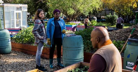 Olivia Luccardi as Officer Brandy Quinlan, Danielle Lee Greaves as Thora Whitfield and Ezra Knight as Winston Othello Knight
