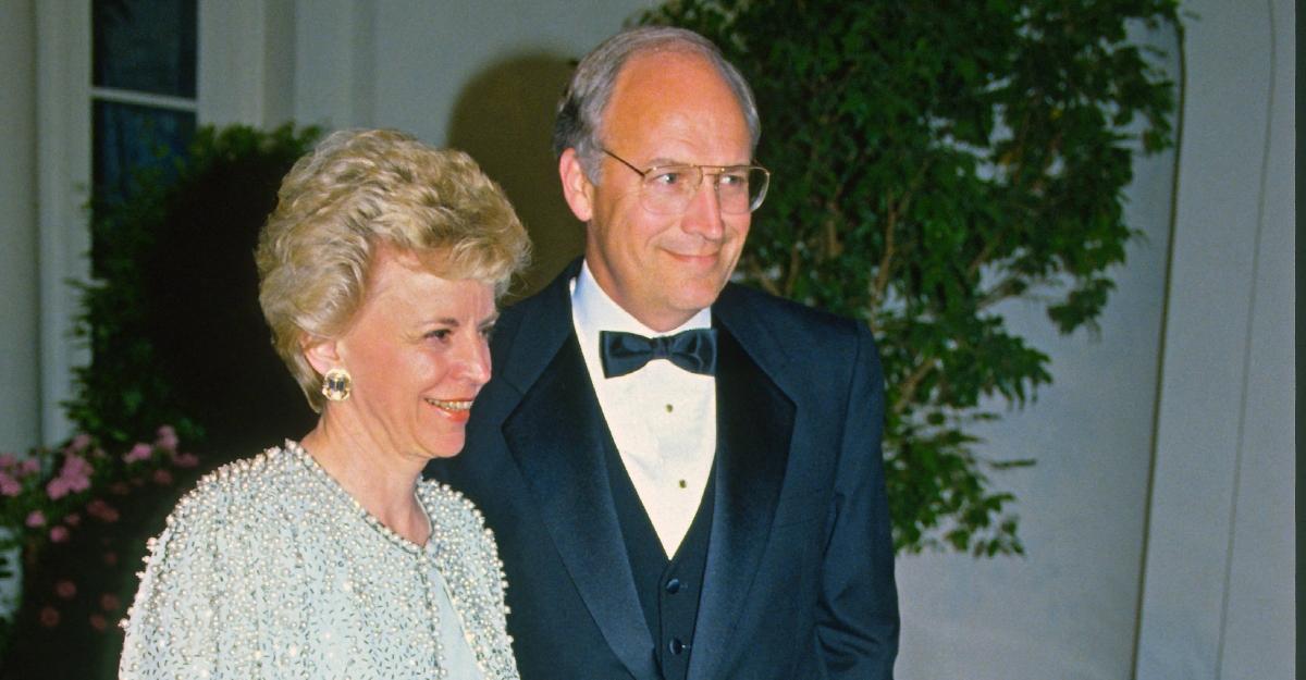 Lynn and Dick Cheney at for a state diner in 1990