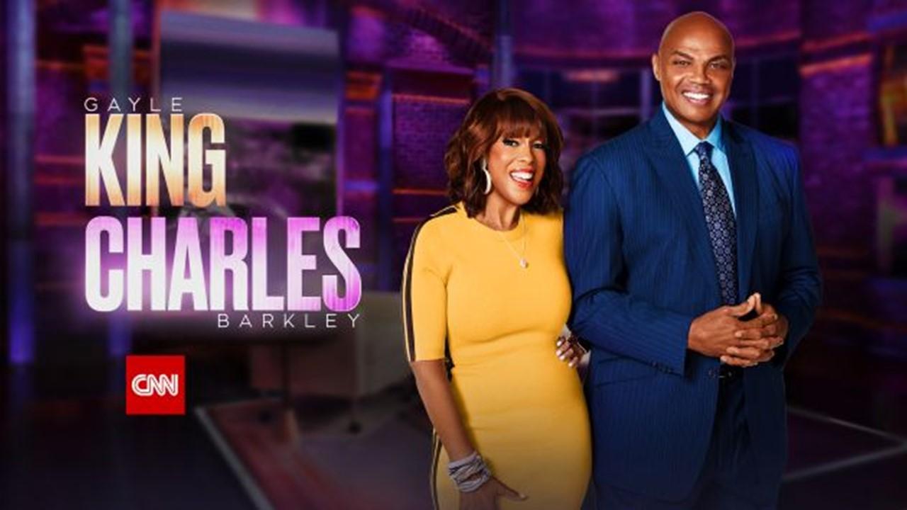 Gayle King and Charles Barkley in a promo for 'King Charles'