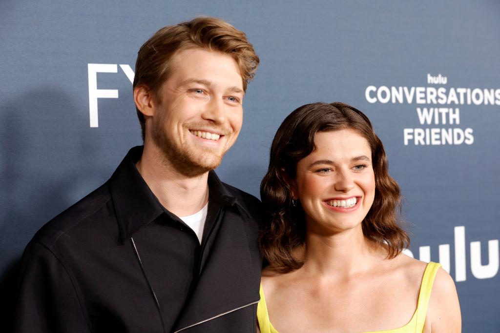 Joe Alwyn and Alison Oliver at the premiere for 'Conversations With Friends'