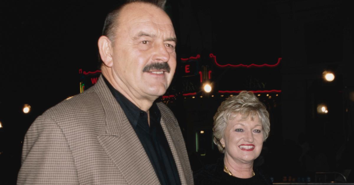 Dick Butkus and his wife Helen attend the Westwood premiere of 'Any Given Sunday' held at the Mann Village Theater in L.A., Calif., Dec. 16, 1999