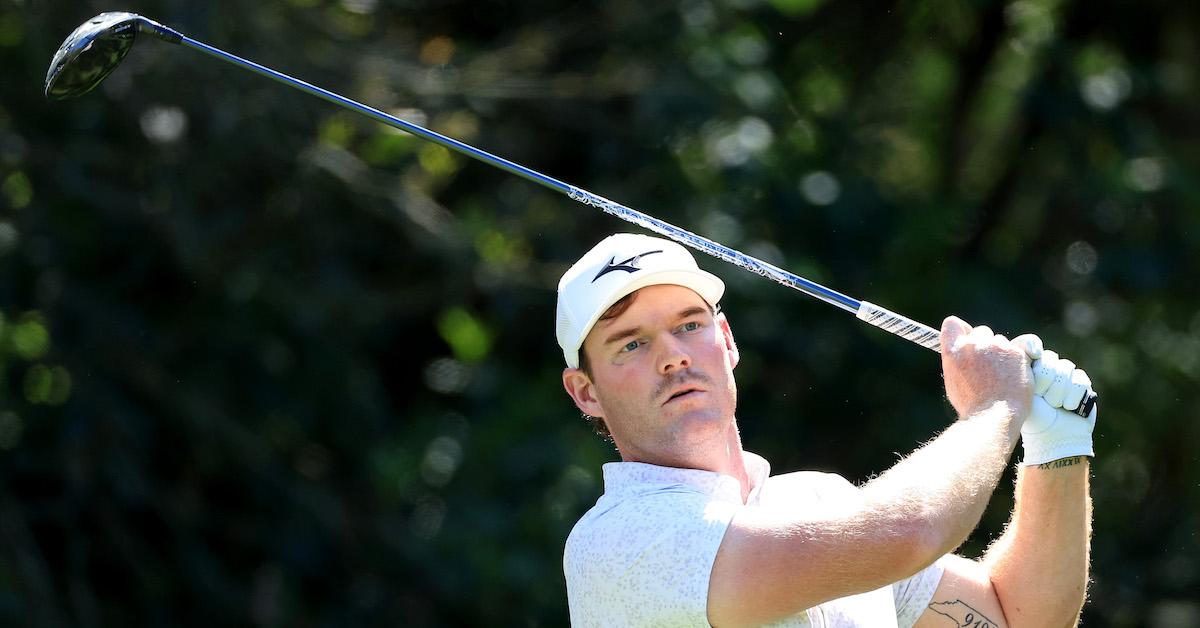 Grayson Murray swinging a golf club in Ponte Vedra Beach, Fla., in March 2024