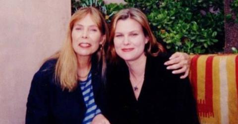 Joni Mitchell and her daughter