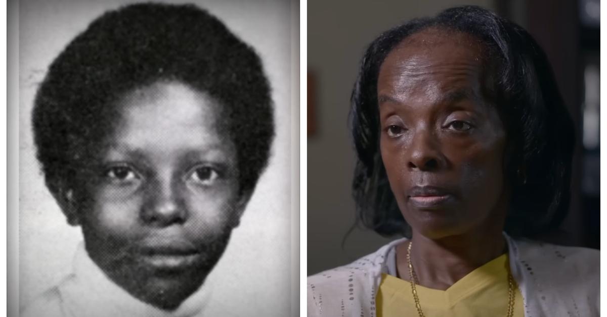 (L-R): Anthony Sowell as a child; Leona Davis talking about her abuse