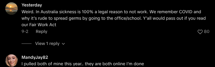 drs note excused absence mom