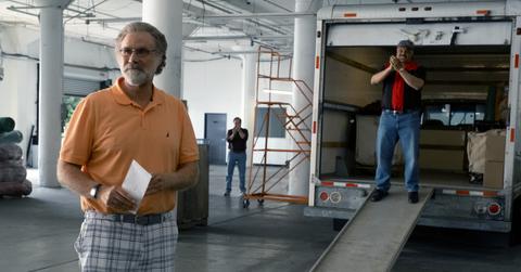 Marty with Norman Horowitz letter in 'The Shrink Next Door'