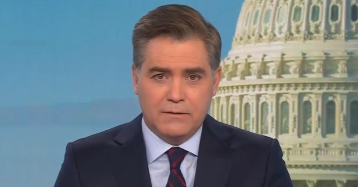 Jim Acosta during his final broadcast on CNN on Jan. 28, 2025.