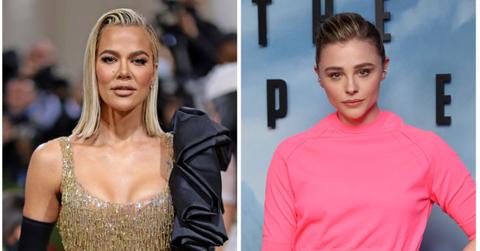 (l-r): Khloé Kardashian and Chloë Grace Moretz