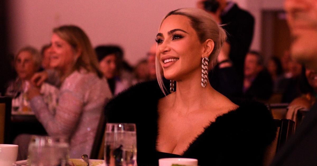 Kim Kardashian attends Homeboy Industries' 2024 Lo Maximo Awards And Fundraising Gala at JW Marriott LA Live on April 27, 2024 in Los Angeles