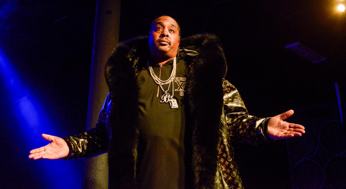 Eric B of Eric B and Rakim performs on stage at Roseland as part of the Soul'd Out Music Festival
