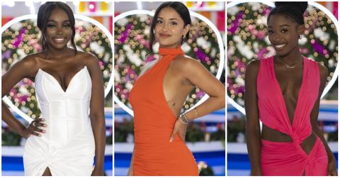JaNa, Leah, and Serena on Love Island USA