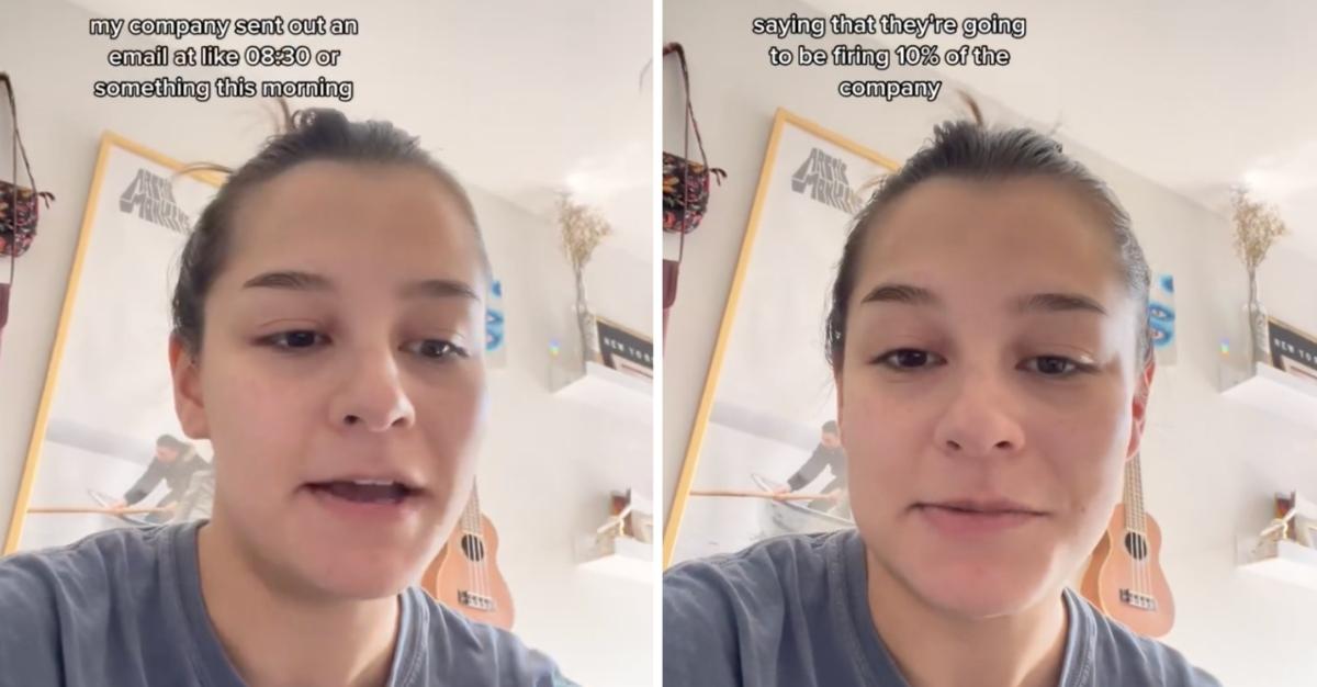Creator @nat__tucker chronicles layoff anxiety in a viral TikTok video