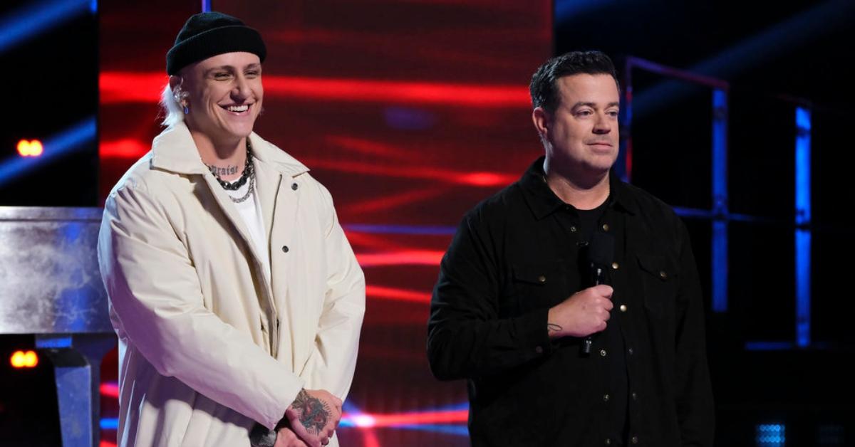 Bodie, Carson Daly on 'The Voice'