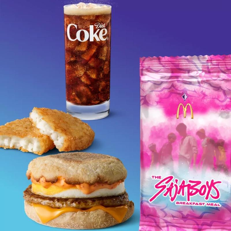 The Saja Boys breakfast meal.