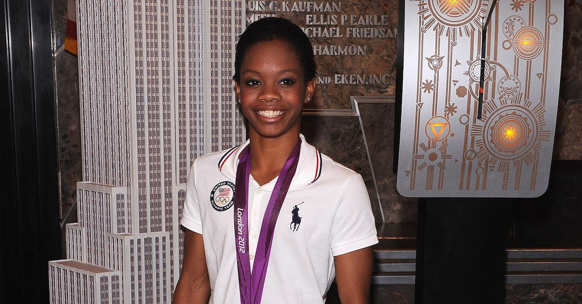 Gabby Douglas arrives to light The Empire State Building on August 14, 2012 in New York City