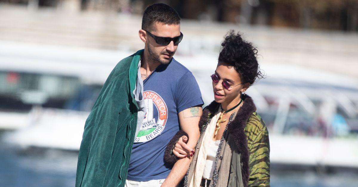 Shia LaBeouf and FKA Twigs are spotted on the Seine river 